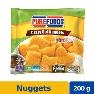 Purefoods Chicken Fun Nuggets Crazy Cut Shapes with BBQ Sauce 200g