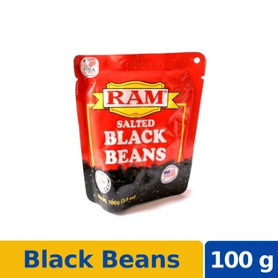 Ram Salted Black Beans Stand-Up Pouch 200g