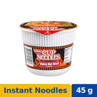 Nissin Cup Noodles Spicy Hot Beef Flavor 45g