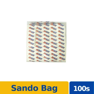 Pro Pack White Sando Bag Large 100s