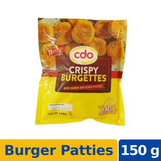 CDO Ulam Burger Crispy Burgettes 11s 150g