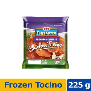 CDO Funtastyk Premium Boneless Chicken Tocino 225g
