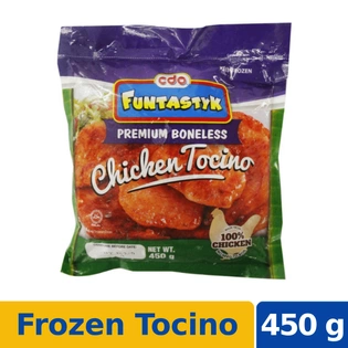 CDO Funtastyk Premium Boneless Chicken Tocino 450g