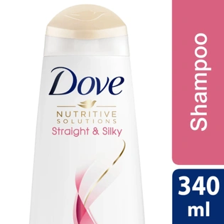 Dove Shampoo Straight & Silky Pink 350ml