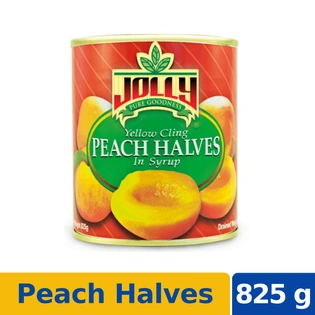 Jolly Peach Halves Yellow Cling 825g