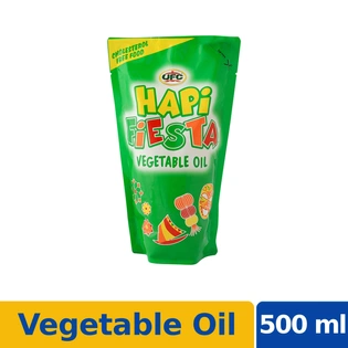 Hapi Fiesta Vegetable Oil Stand-up Pouch 500ml