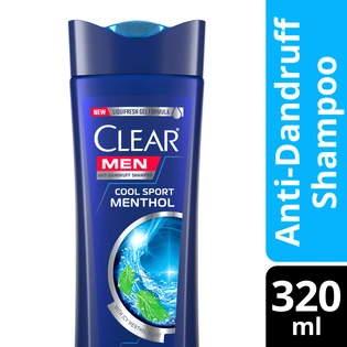 Clear Cool Sport Menthol Anti-Dandruff Shampoo 320ml
