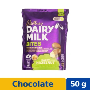 Cadbury Dairy Milk Bites Happy Hazelnut 50g