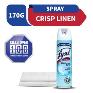 Lysol Disinfectant Spray Crisp Linen Scent 170g