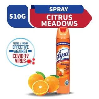 Lysol Disinfectant Spray Citrus Meadows Spray 510g