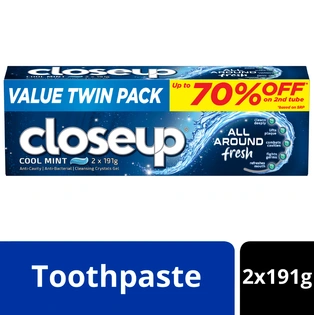 Close Up Cooling Mint Value Twin Pack 191g