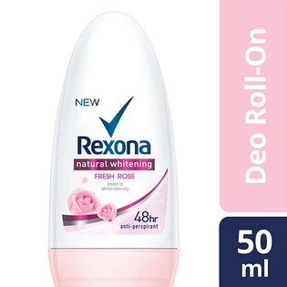 Rexona Women Deodorant Roll-On Natural Whitening Fresh Rose 50ml