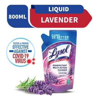 Lysol Multi Action Cleaner Lavender Refill 800ml