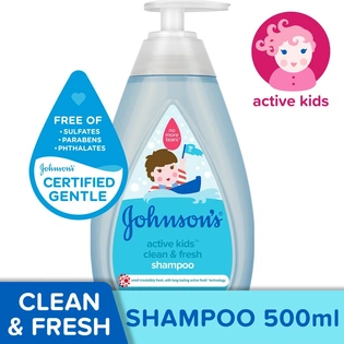 Johnson & Johnson Shampoo Active Kids Clean & Fresh 500ml