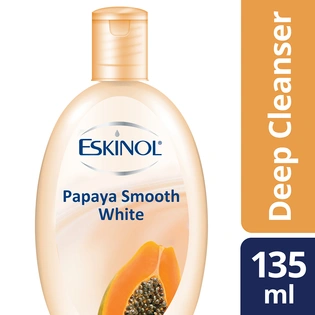 Eskinol Deep Cleanser Papaya Smooth White 135ml