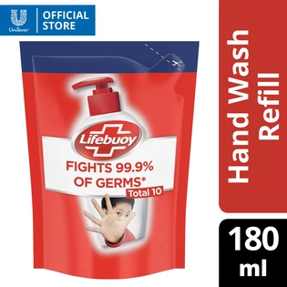 Lifebuoy Antibacterial Hand Wash Total 10 Refill 180ml