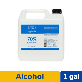 Hygienix Alcohol Ethyl 70% Antibacterial 1 Gallon