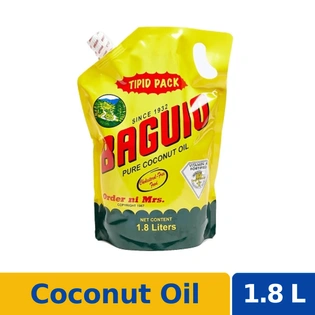 Baguio Pure Coconut Oil Stand-up Pouch 1.8L
