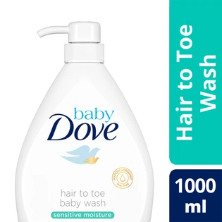 Baby Dove Hair To Toe Body Wash Sensitive Moisture Pump 1L