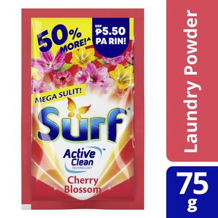 Surf Powder Detergent Cherry Blossom 75g Sachet