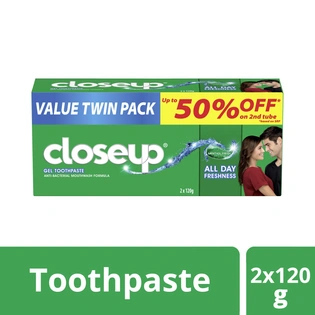 Close Up Anti-Bacterial Toothpaste Menthol Fresh 120ml
