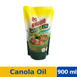 Baguio Canola Oil Stand-up Pouch 900ml