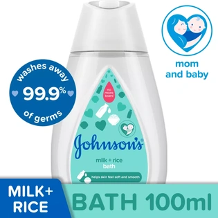 Johnson & Johnson Baby Wash Milk Bath 100ml
