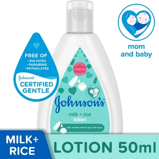 Johnson & Johnson Baby Lotion Milk+Rice 50ml