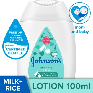 Johnson & Johnson Baby Lotion Milk+Rice 100ml