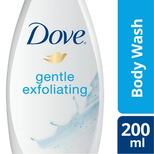 Dove Body Wash Shower Gel Gentle Exfoliating 200ml