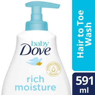 Baby Dove Hair to Toe Wash Rich Moisture 591ml