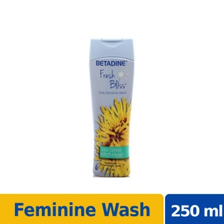 Betadine Daily Feminine Wash Fresh Bliss Odor Control Witch Hazel 250ml