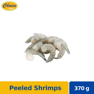 Choice Raw Peeled Shrimps Tail-Off 300g