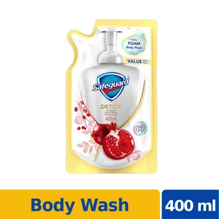 Safeguard Bodywash Nano Foaming Pomegranate Pouch 400ml