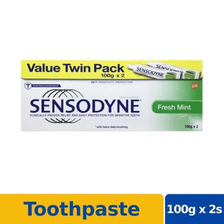 Buy 2 Sensodyne Toothpaste Fresh Mint 100g Savers Pack