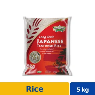 Willy Farms Long Grains Rice Japanese Textured 5kg