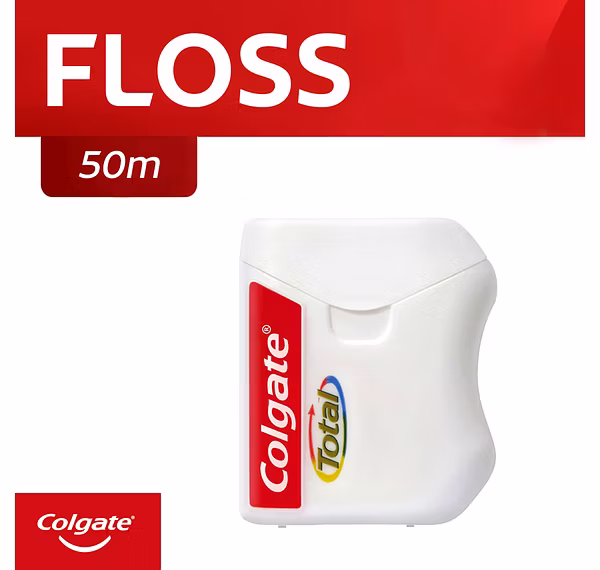 Colgate Dental Floss Total Mint 50m NCCC Online Store