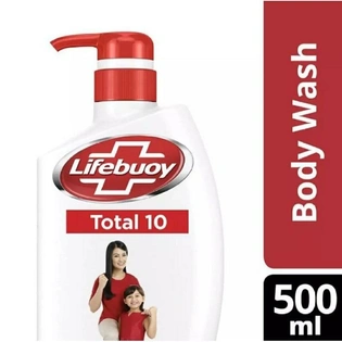 Lifebuoy Antibacterial Bodywash Total 10 Pump 500ml
