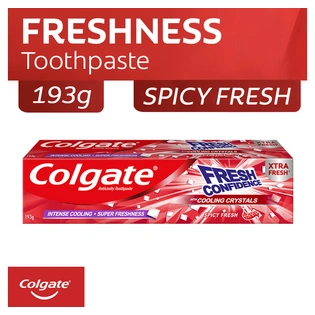 Colgate Toothpaste Fresh Confidence with Cooling Crystals Spicy Fresh 193g