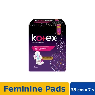 Kotex Super Overnight With Wings 35cm 7s