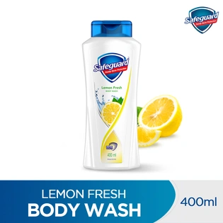Safeguard Body Wash Family Germ Protection Lemon 400ml