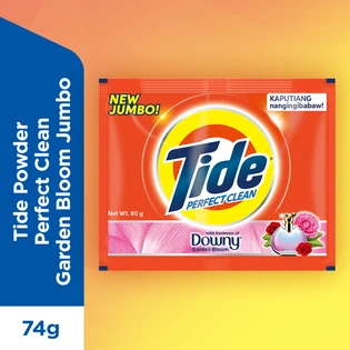 Tide Laundry Powder Perfect Clean with Downy Garden Bloom 74g