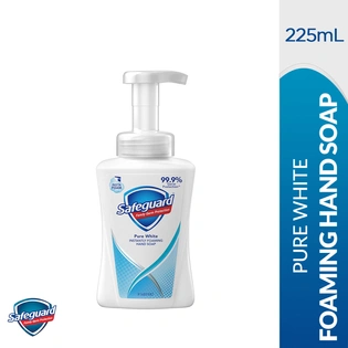 Safeguard Foaming Hand Soap White 225ml