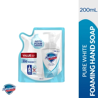 Safeguard Foaming Hand Soap White Refill 200ml