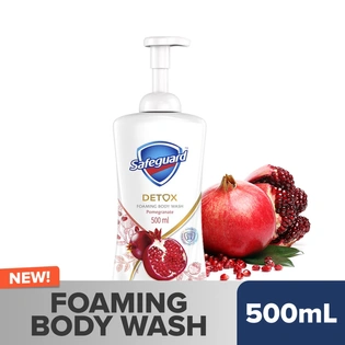 Safeguard Body Wash Nano Foaming Pomegranate 500ml