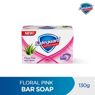 Safeguard Bar Soap Floral Pink 130g