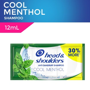 Head & Shoulders Anti-Dandruff Shampoo Cool Menthol Tri-Sachet 12mlx6s