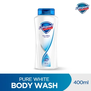 Safeguard Body Wash Family Germ Protection Pure White 400ml