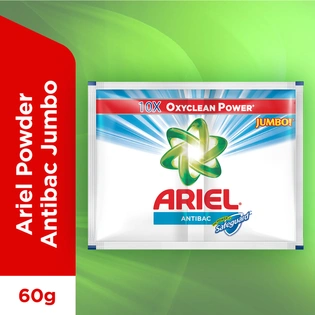 Ariel Laundry Powder Antibac Doble Pack 60g