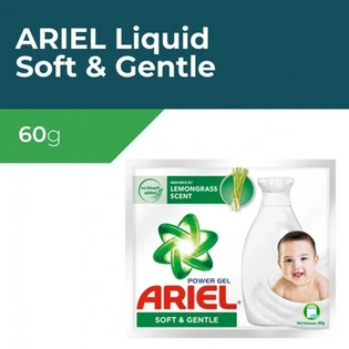 Ariel Laundry Liquid Soft&Gentle 60g